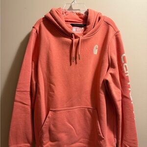 Carhartt Coral Hoodie with Logo